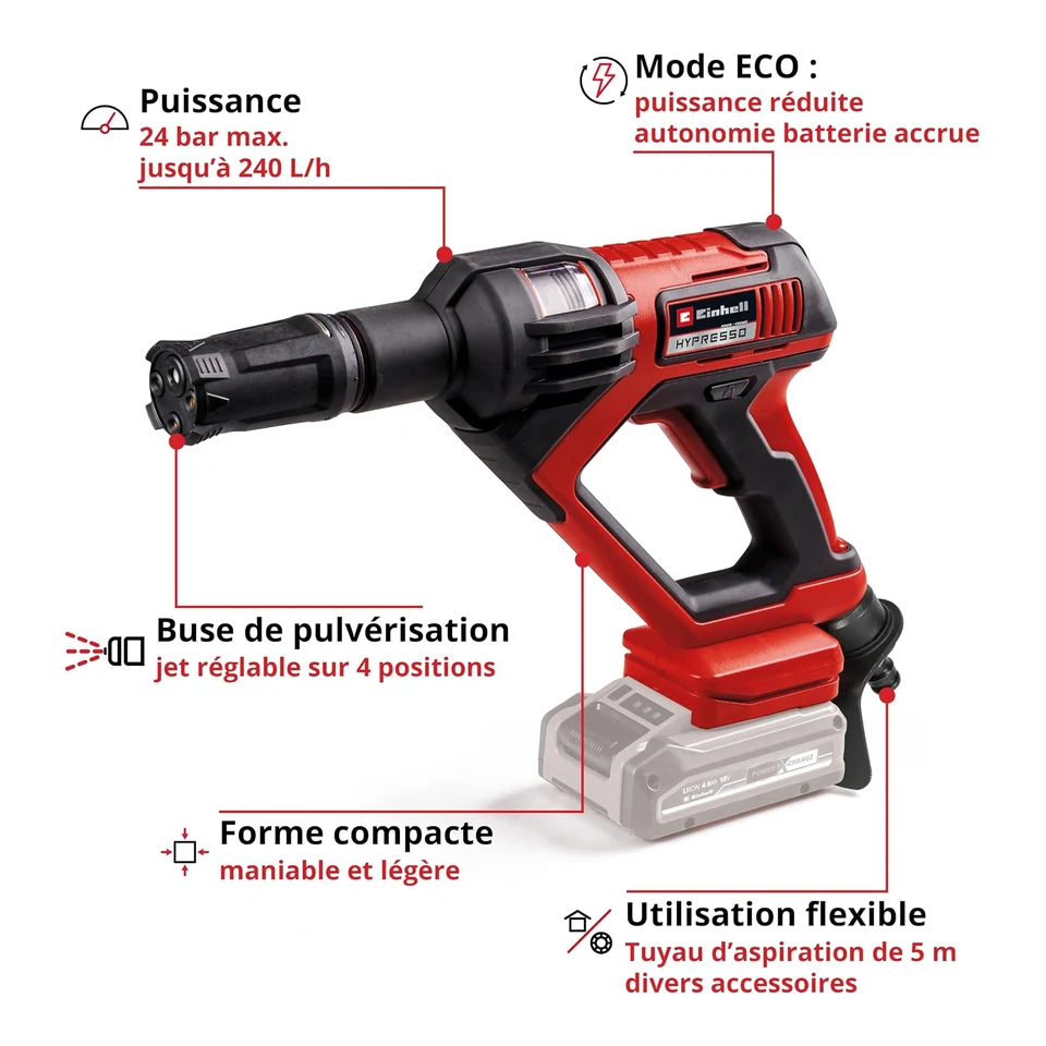 Einhell HYPRESSO 18/24-1 (réf. 4140135) · vue produit 3